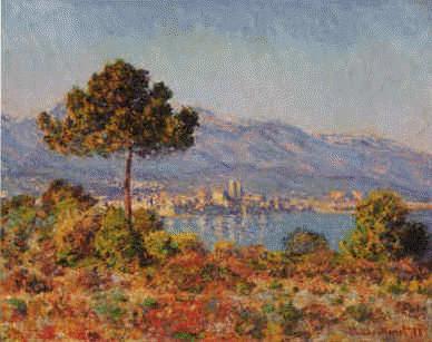 Claude Monet Antibes Seen from the Notre Dame Plateau